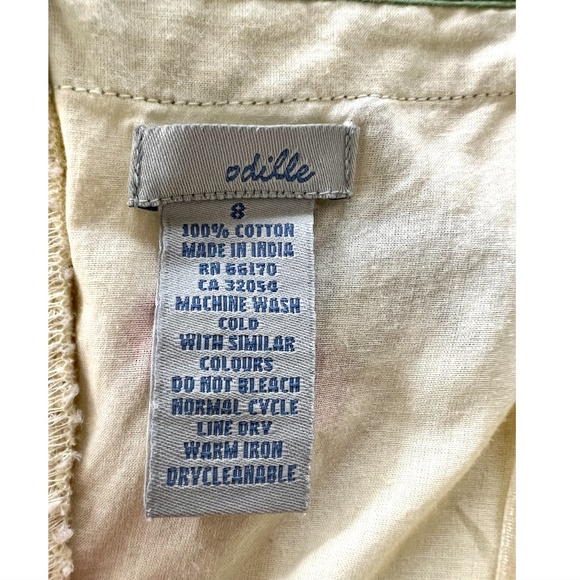 Vintage ANTHROPOLOGIE ODILLE Cherry Festival Halter Dress - 8 - Picture 8 of 13